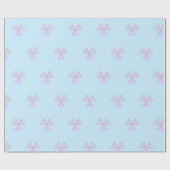 Red Snowflakes Merry Christmas Script with 2026 Wr ラッピングペーパー (フラット)