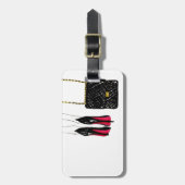 Red sole ラゲッジタグ (正面縦)