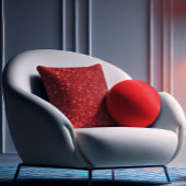 Red sparkling glitter pattern クッション