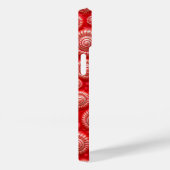 Red Spiral Pattern iPhone Case Bold Design Case-Mate iPhoneケース (裏面 / 右)
