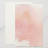 Red spot, watercolor abstract hand painted 便箋 (正面/裏面)
