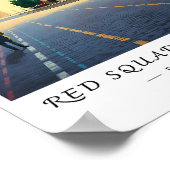 Red Square Moscow Russia Wall Art, Cityscape  ポスター (角)