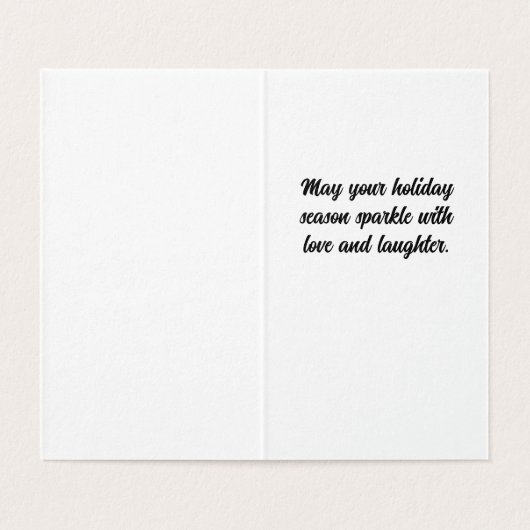 Red Squirrel in the Snow Holiday Christmas Card (内部フラット)