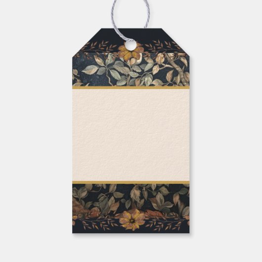 Red Squirrel in the Style of William Morris ギフトタグ (裏面)