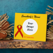 Red Standardリボンテンプレートby Kenneth Yoncich フォトプラーク (側面)