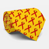 Red Standard Ribbon by Kenneth Yoncich ネクタイ (ロール)