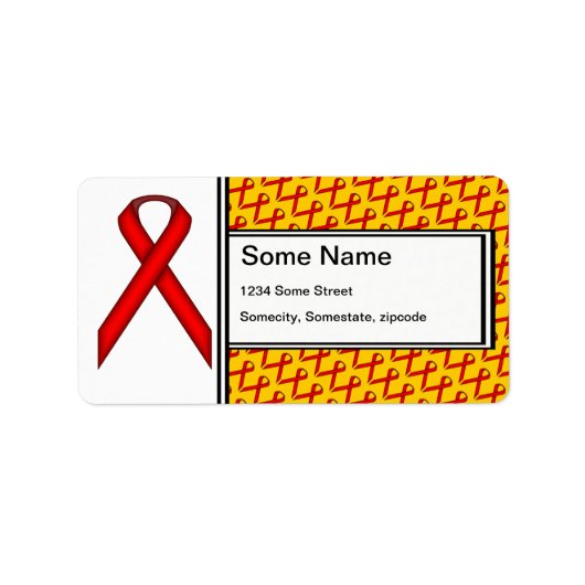 Red Standard Ribbon by Kenneth Yoncich ラベル (正面)