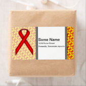 Red Standard Ribbon by Kenneth Yoncich ラベル (インサイチュ)
