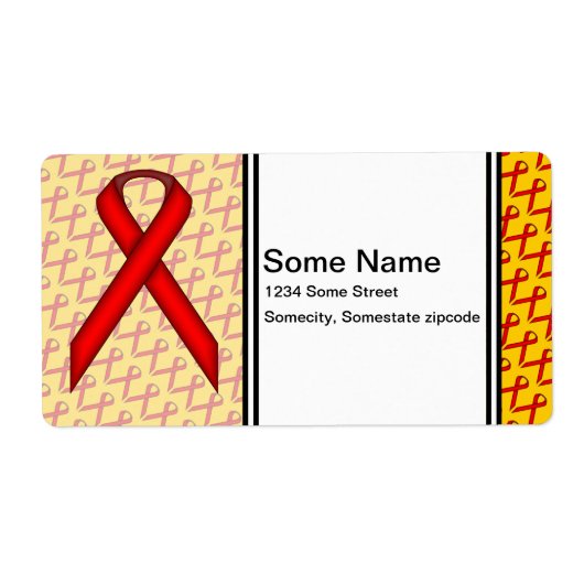 Red Standard Ribbon by Kenneth Yoncich ラベル (正面)