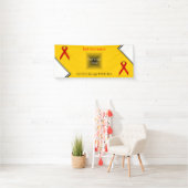 Red Standard Ribbon by Kenneth Yoncich 横断幕 (インサイチュ)