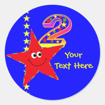 Red Star 2nd Birthdayスタンプ