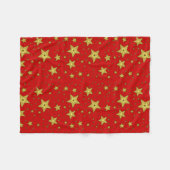 Red star blanket フリースブランケット (正面(横))