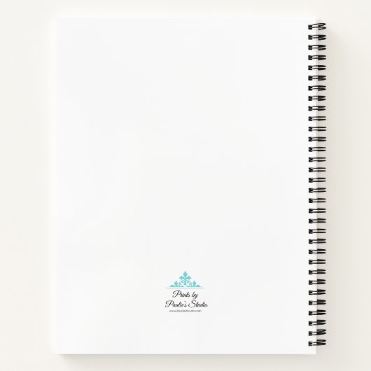 Red Star Flower ノートブック (裏面)