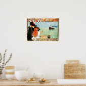 RED STAR LINE船クルーズアントワープからニューヨークへ ポスター (キッチン)