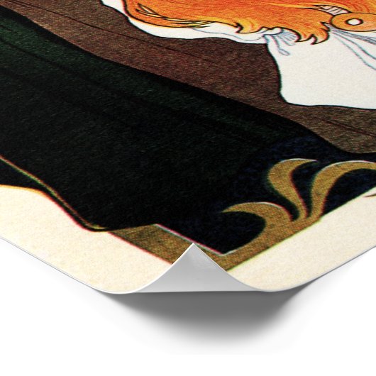 RED STAR LINE船クルーズアントワープからニューヨークへ ポスター (角)