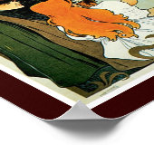 Red Star Line Woman with Girl Ad ポスター (角)