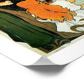 Red Star Line Woman with Girl Ad ポスター (角)