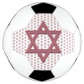 Red Star of Davidシームレス サッカーボール (正面)