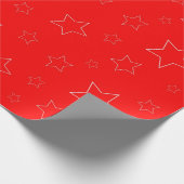 Red Stars Wrapping Paper ラッピングペーパー (角)