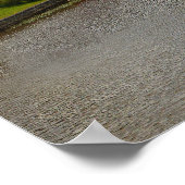 Red Storehouses, Porvoo,フィンランド ポスター (角)