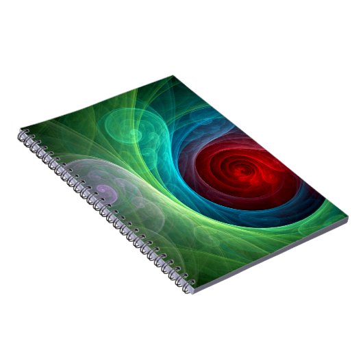 Red Storm抽象芸術アートノート ノートブック (右側)