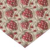 Red Strawberry Faux Crochet  テーブルクロス (アングル)