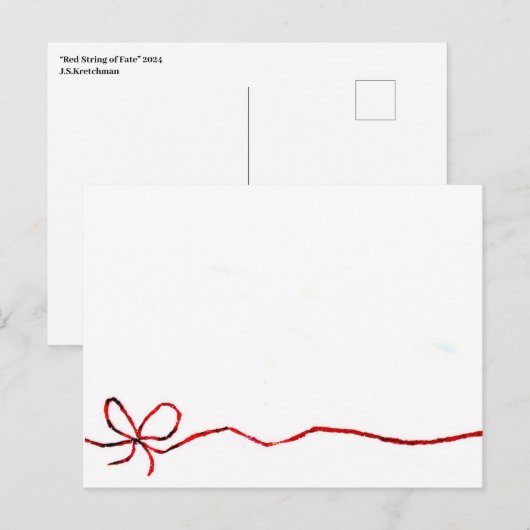 Red String of Fate 2024 ポストカード (正面/裏面)