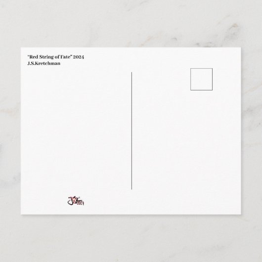 Red String of Fate 2024 ポストカード (裏面)