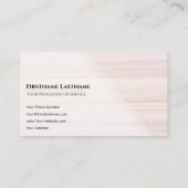 Red stripes bright marble surface elegant white 名刺 (裏面)