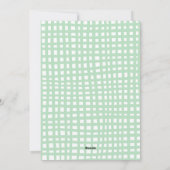 Red Stripes Festive Greens Merry Christmas 2 Photo シーズンカード (裏面)