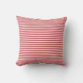 Red Stripes Outdoor Pillow アウトドアクッション (正面)