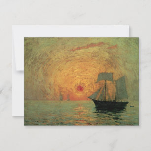 Red Sun by Maxime Maufra、ヴィンテージ印象主義
