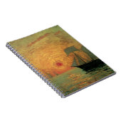 Red Sun by Maxime Maufra、ヴィンテージ印象主義 ノートブック (右側)