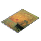 Red Sun by Maxime Maufra、ヴィンテージ印象主義 ノートブック (左側)