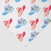 Red Sun Hat (デザイン10レッドシリーズ) 薄葉紙 (詳細)