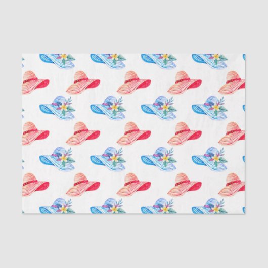 Red Sun Hat (デザイン10レッドシリーズ) 薄葉紙 (正面)