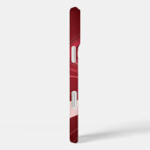 Red Swirl Abstract Retro Waves Phone Case Case-Mate iPhoneケース (裏面 / 右)