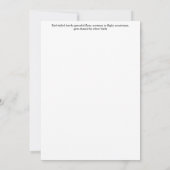 Red-tailed hawk Greeting Card 招待状 (裏面)