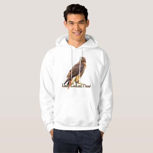 Red-Tailed Hawk Hoodie パーカ (正面フル)