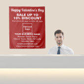 Red Tapestryのビジネスバレンタイン販売 タペストリー