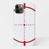 Red Target Phone Case - Precision Crosshair Graphi Case-Mate iPhoneケース (裏)