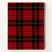 Red Tartan Spiral Notebook  ノートブック (裏面)
