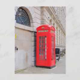 Red telephone box, Farringdon, London UKポストカード ポストカード