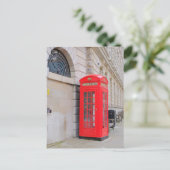 Red telephone box, Farringdon, London UKポストカード ポストカード (スタンド正面)