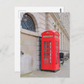 Red telephone box, Farringdon, London UKポストカード ポストカード (正面/裏面)