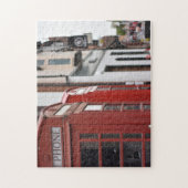 Red Telephone Box Stratford On Avon England UK ジグソーパズル (縦)