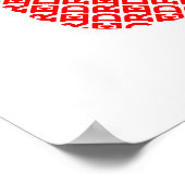 “Red Text, Green Word” Eco-Word-Art – Inspired by ポスター (角)