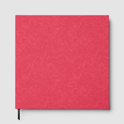 Red textured background with  swirling pattern ゲストブック (正面)