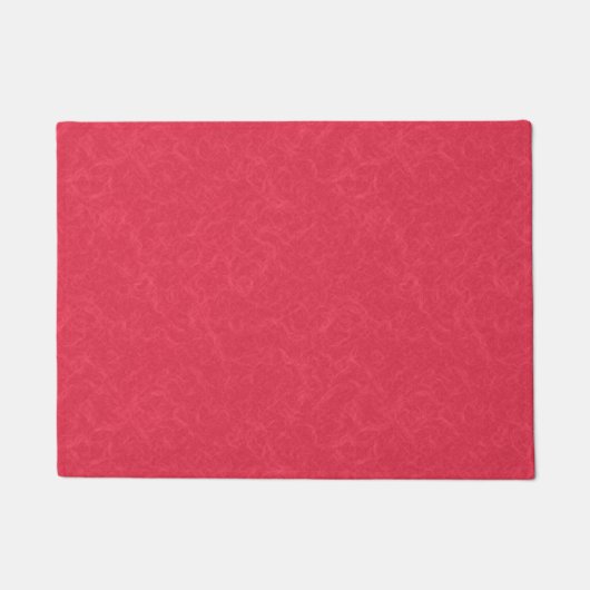 Red textured background with  swirling pattern ドアマット (正面)