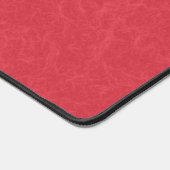 Red textured surface with subtle swirling pattern デスクマット (コーナー)